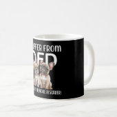 強迫性狂犬病に罹る コーヒーマグカップ (正面右)