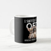 強迫性狂犬病に罹る コーヒーマグカップ (正面左)