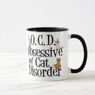 強迫性猫障害 マグカップ