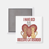 強迫性猫障害 マグネット (正面/裏面)