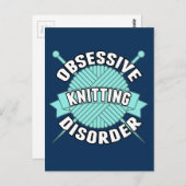 強迫性編み物障害 ポストカード (正面/裏面)