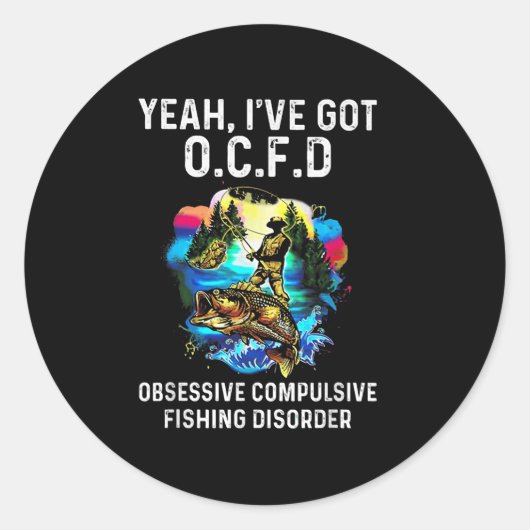 強迫性釣り障害(OCFD)ですって ラウンドシール (正面)