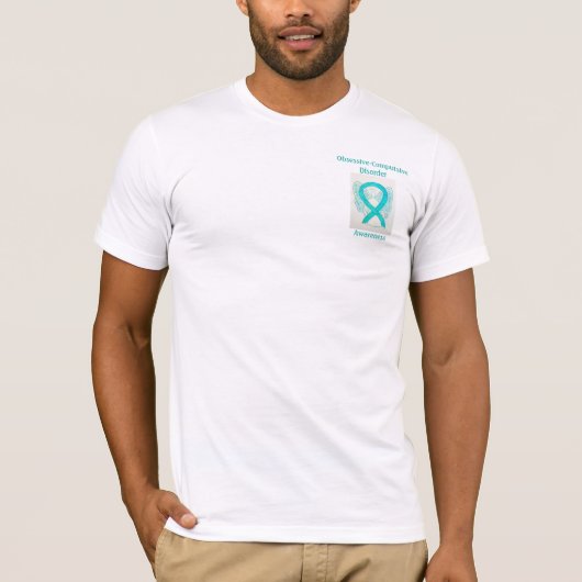 強迫性障害(OCD)認識度T Tシャツ (正面)