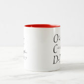 「強迫性DIVA」 ツートーンマグカップ (中央)