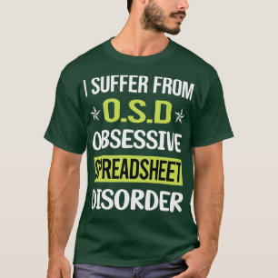 強迫愛の表計算シート Tシャツ