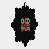 強迫的なクリスマス装飾家 オーナメントカード (右)