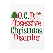 強迫的なクリスマス障害かわいいホリデーユーモア