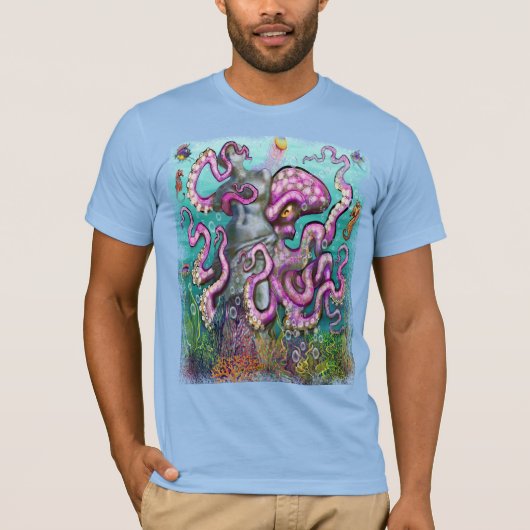 強迫的なタコTシャツ Tシャツ (正面)
