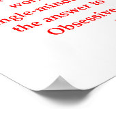 強迫的な冗談 ポスター (角)