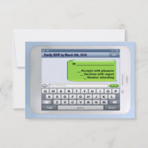 強迫的なTEXTERのバーのバルミツワーの応答カード