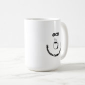 強迫的コーヒー障害コーヒーマグ コーヒーマグカップ (正面右)