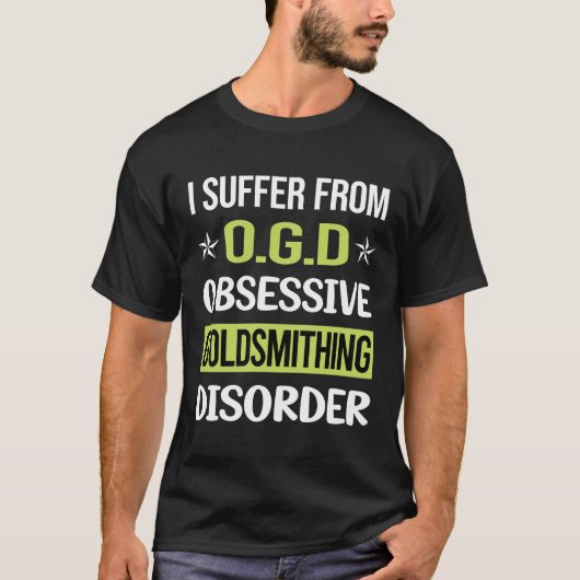 強迫観念の愛の金細工職人 Tシャツ (正面)