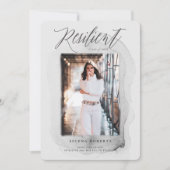 強靭なクラス卒業招待状 招待状 (正面)