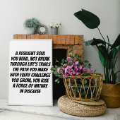 強靭なソウルミ感動的ニ詩 ポスター