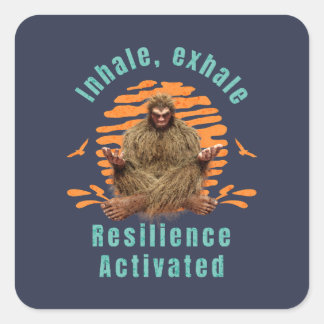 強靭帯発声強靱帯活性化ビッグフット スクエアシール