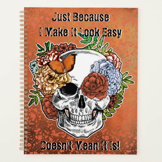 強靭性の粘り強い精神の肯定 プランナー手帳 (正面)