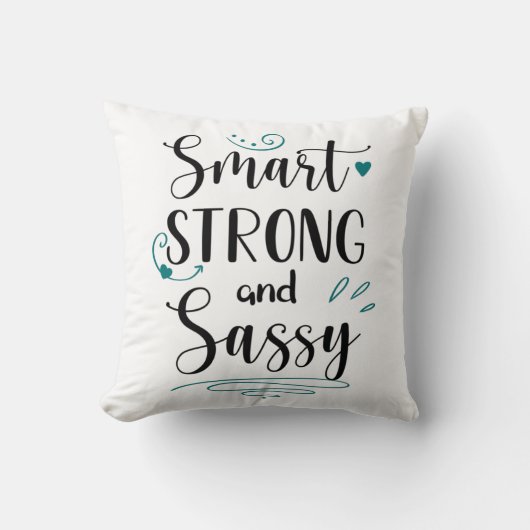 強頭が切れるく青白くフェミおもしろいエレガントニズム クッション (正面)