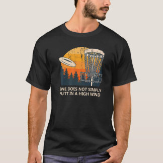 強風ディスクゴルフことわざGに入らない Tシャツ