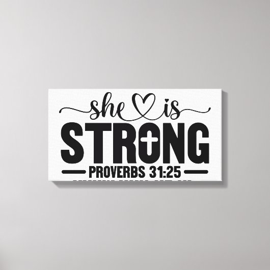 強 キャンバスプリント (正面)