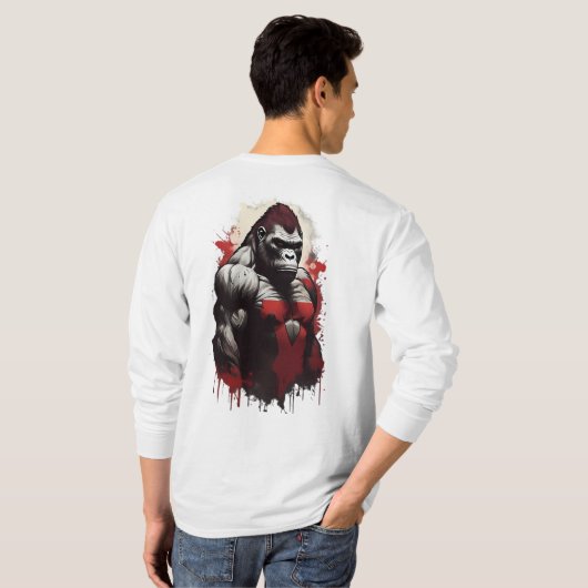 強 Tシャツ (裏面フル)