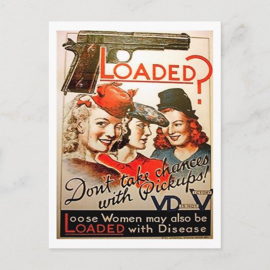 弾は？女の子の勝ち目を見逃すな戦争 ポストカード (正面)