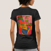 弾丸の証拠の体のワイシャツ Tシャツ (裏面)