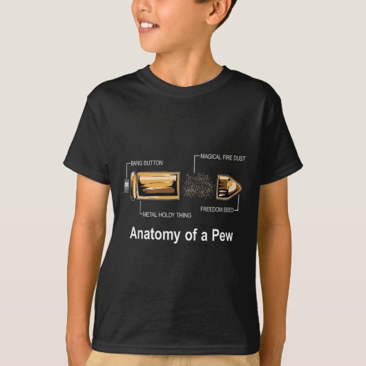 弾丸の贈り物の解剖学狩り恋人の贈り物 Tシャツ (正面)