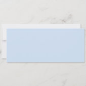 弾丸の鉄道チケットの招待状 招待状 (裏面)