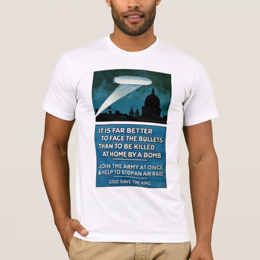 弾丸を顔した方が… Tシャツ (正面)