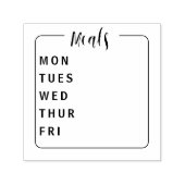 弾丸日誌の食事プランナー自己インクスタンプ セルフインキングスタンプ (デザイン)