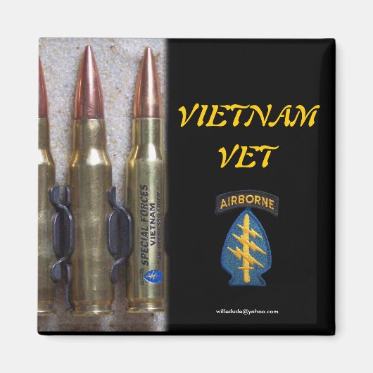 弾丸特殊力namマグネット冷蔵庫退役軍人vf マグネット (正面)