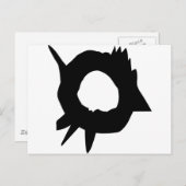 弾丸穴 ポストカード (正面/裏面)