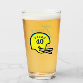 弾丸音w/Helmet FFのパイントガラス タンブラーグラス