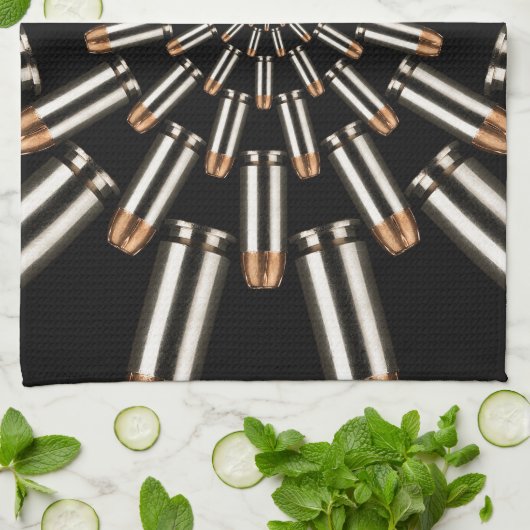 弾丸 キッチンタオル (折り畳み)