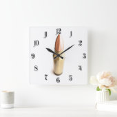 弾丸 スクエア壁時計 (ホーム)