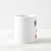 弾丸、顔写真 コーヒーマグカップ (中央)