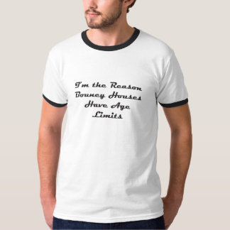 弾力がある家の年齢制限のユーモアのワイシャツ Tシャツ