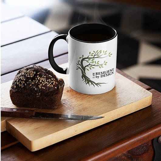 弾力のあるデザイン 感動的 マグカップ