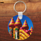 弾力のある城キーチェーン キーホルダー (正面)