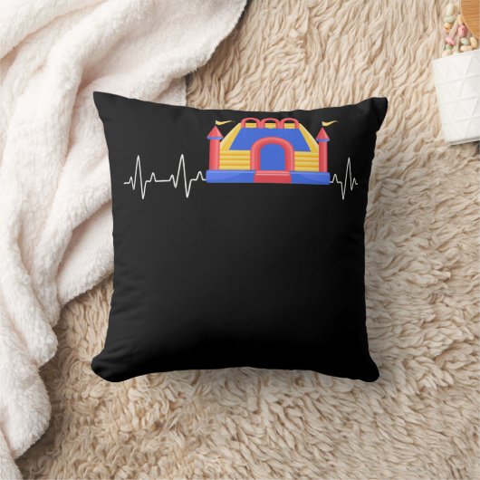 弾力のある城ハートビートインフレータブルキャッスル クッション (ブランケット)