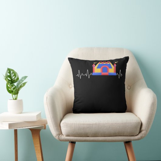 弾力のある城ハートビートインフレータブルキャッスル クッション (椅子)