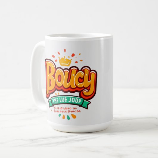 弾力の冠 コーヒーマグカップ (正面左)