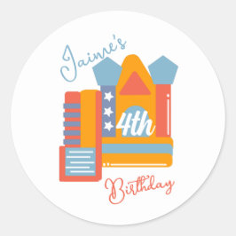 弾力パーティーカラフルインフレータブル誕生日 ラウンドシール