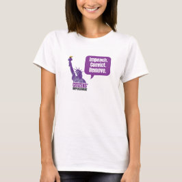 弾劾し有罪を確定させ追放せよ Tシャツ