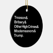 弾劾オーナメント（黒い円） セラミックオーナメント (右)