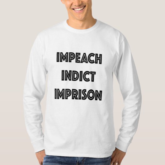 弾劾拘置所を起訴する Tシャツ (正面)