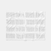 弾劾記事フリースブランケット フリースブランケット (正面(横))