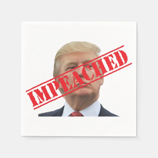 弾劾 スタンダードカクテルナプキン (正面)