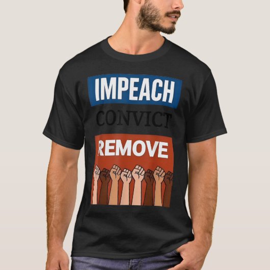 弾劾 有罪判決 Tシャツ (正面)