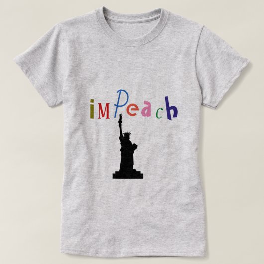 弾劾 Tシャツ (デザイン正面)